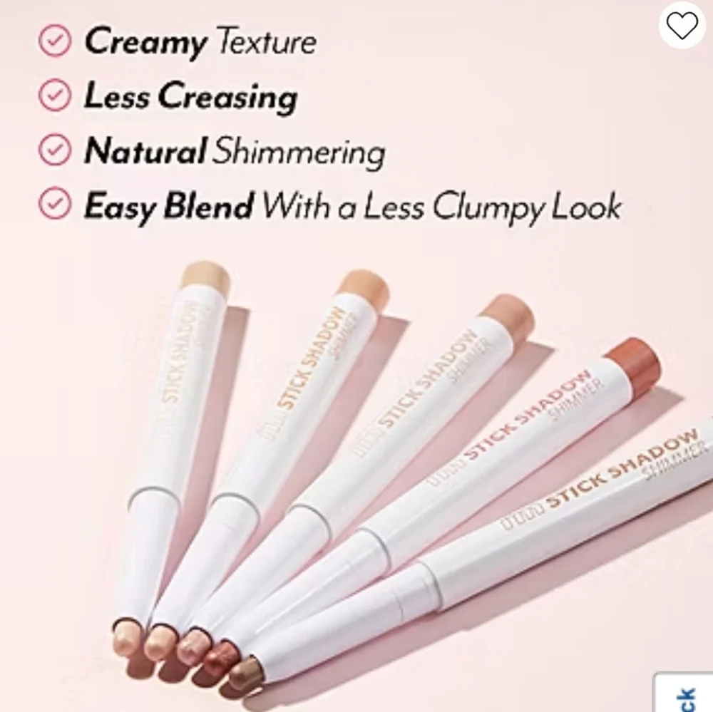 💟 New I'm Meme I'm Stick Shadow Shimmer 002 Peach Coronet